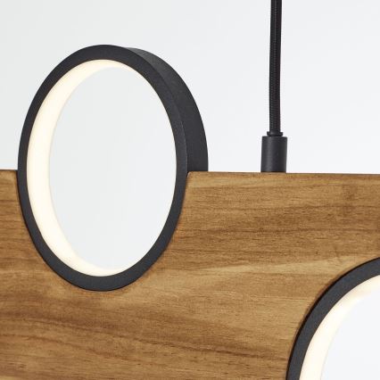 Brilliant - LED Chandelier on a string CHEESY LED/34W/230V pine