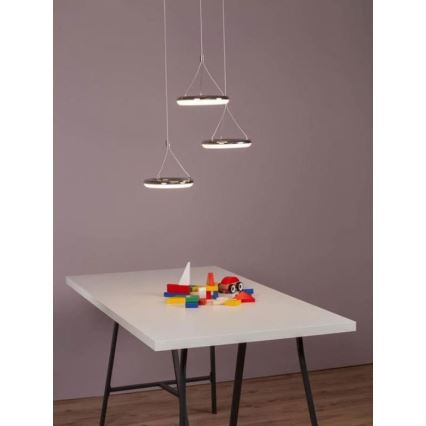 Brilliant - LED Chandelier on a string DONUT 3xLED/8,7W/230V