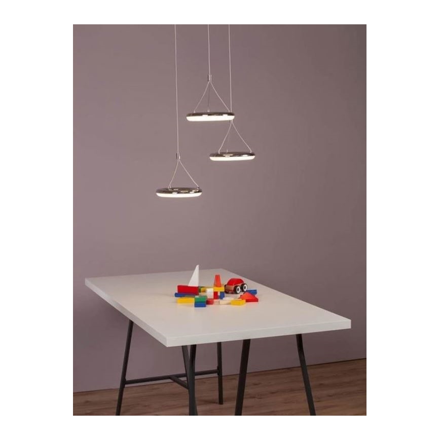 Brilliant - LED Chandelier on a string DONUT 3xLED/8,7W/230V