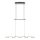 Brilliant - LED Chandelier on a string TRANSIT 5xLED/4W/230V