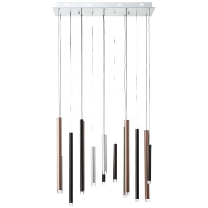 Brilliant - CEMBALO Dimmable LED Cable Pendant Light LED/60W/230V matte chrome/black/brown