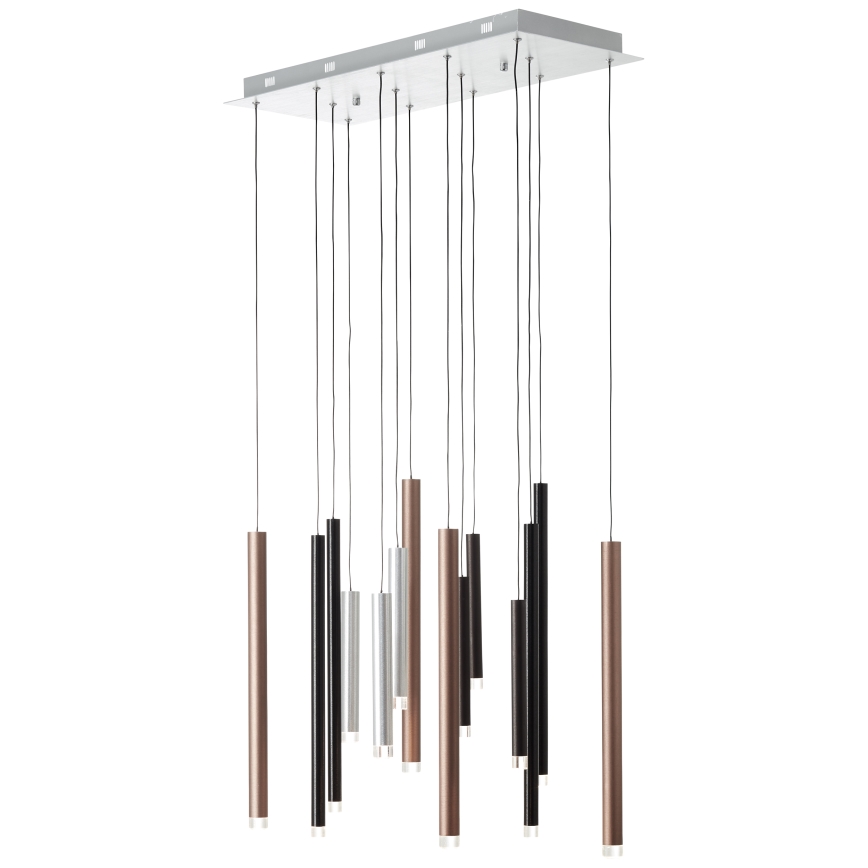 Brilliant - CEMBALO Dimmable LED Cable Pendant Light LED/60W/230V matte chrome/black/brown