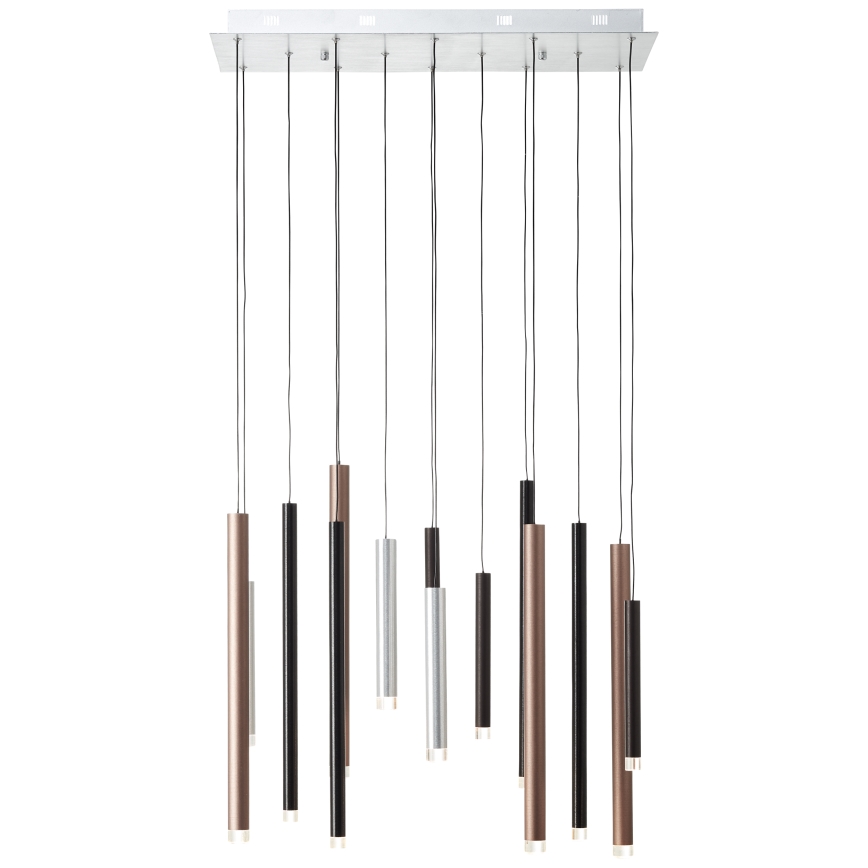 Brilliant - CEMBALO Dimmable LED Cable Pendant Light LED/60W/230V matte chrome/black/brown