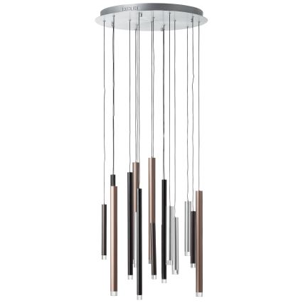 Brilliant - CEMBALO Dimmable LED Cable Pendant LED/70W/230V matte chrome/black/brown