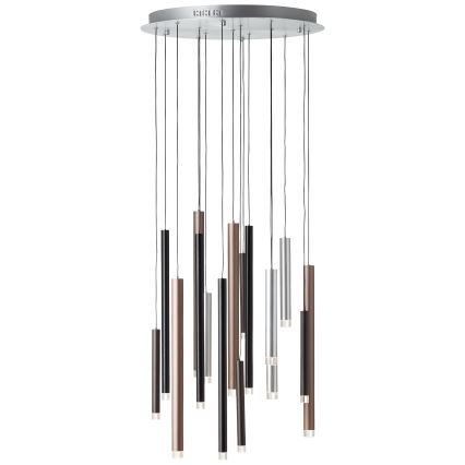 Brilliant - CEMBALO Dimmable LED Cable Pendant LED/70W/230V matte chrome/black/brown