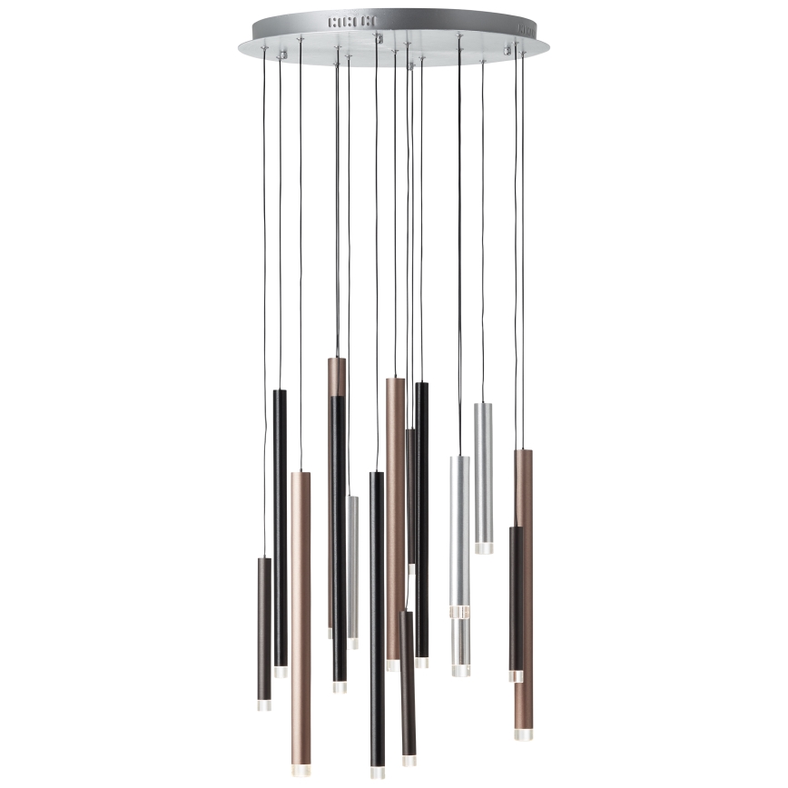 Brilliant - CEMBALO Dimmable LED Cable Pendant LED/70W/230V matte chrome/black/brown