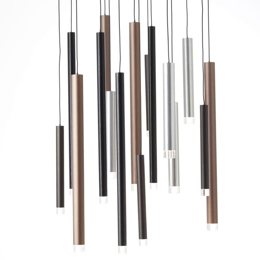 Brilliant - CEMBALO Dimmable LED Cable Pendant LED/70W/230V matte chrome/black/brown