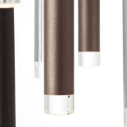 Brilliant - CEMBALO Dimmable LED Cable Pendant LED/70W/230V matte chrome/black/brown