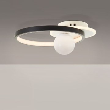Brilliant - LED Dimmable ceiling light ATLANTA LED/24W/230V black/white