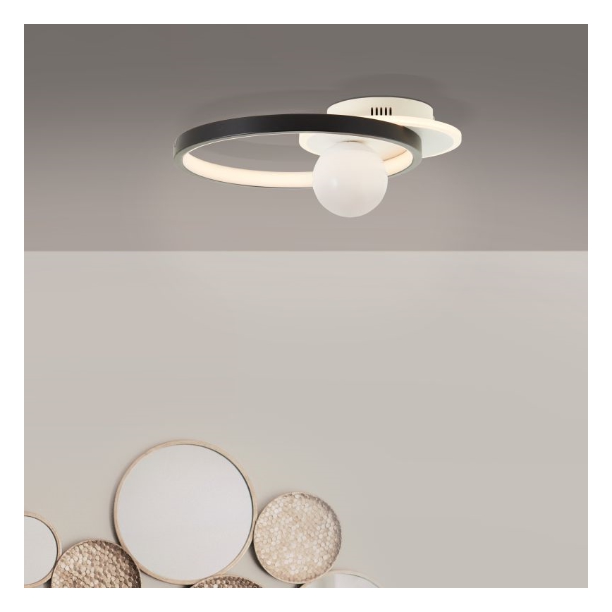 Brilliant - LED Dimmable ceiling light ATLANTA LED/24W/230V black/white