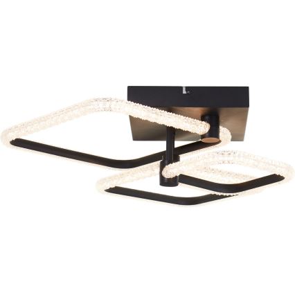 Brilliant - LED Dimmable Ceiling Light AYDIN LED/30W/230V 3000-6500K Black + Remote Control