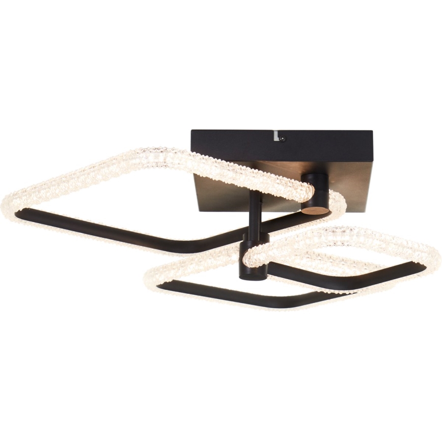 Brilliant - LED Dimmable Ceiling Light AYDIN LED/30W/230V 3000-6500K Black + Remote Control