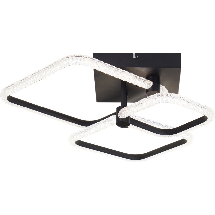 Brilliant - LED Dimmable Ceiling Light AYDIN LED/30W/230V 3000-6500K Black + Remote Control