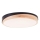 Brilliant - LED Dimmable ceiling light BAARLO LED/24W/230V d. 35 cm black/rubber fig - FSC certified
