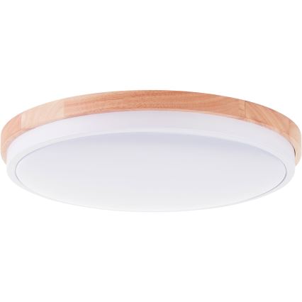 Brilliant - LED Dimmable ceiling light BAARLO LED/24W/230V d. 35 cm white/rubber fig - FSC certified