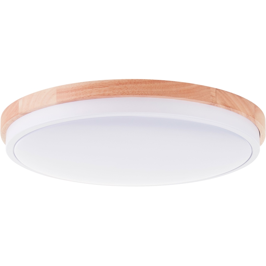 Brilliant - LED Dimmable ceiling light BAARLO LED/24W/230V d. 35 cm white/rubber fig - FSC certified