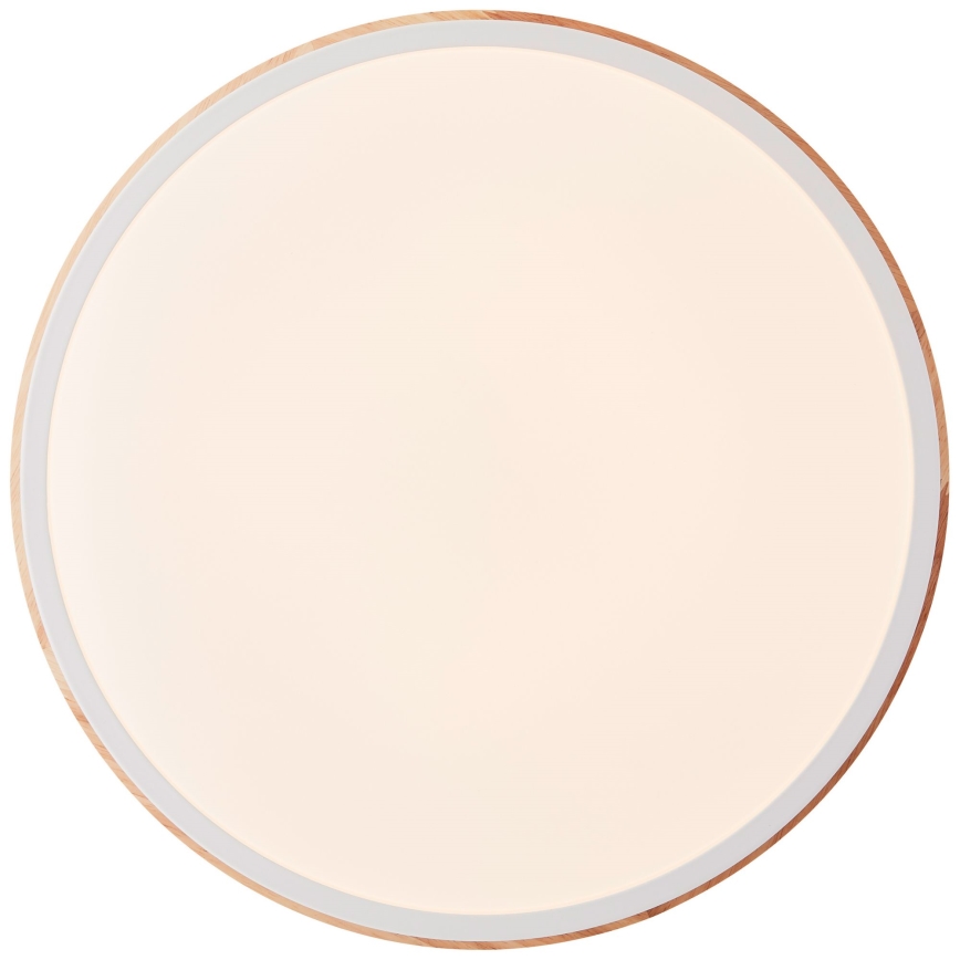 Brilliant - LED Dimmable ceiling light BAARLO LED/24W/230V d. 35 cm white/rubber fig - FSC certified