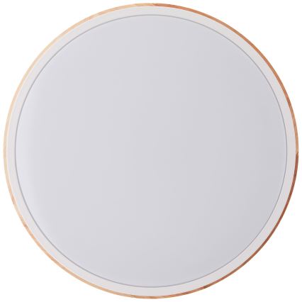 Brilliant - LED Dimmable ceiling light BAARLO LED/24W/230V d. 35 cm white/rubber fig - FSC certified