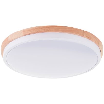Brilliant - LED Dimmable ceiling light BAARLO LED/24W/230V d. 35 cm white/rubber fig - FSC certified