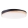 Brilliant - LED Dimmable ceiling light BAARLO LED/36W/230V 3000-6500K d. 50 cm black/rubber fig + remote control - FSC certified