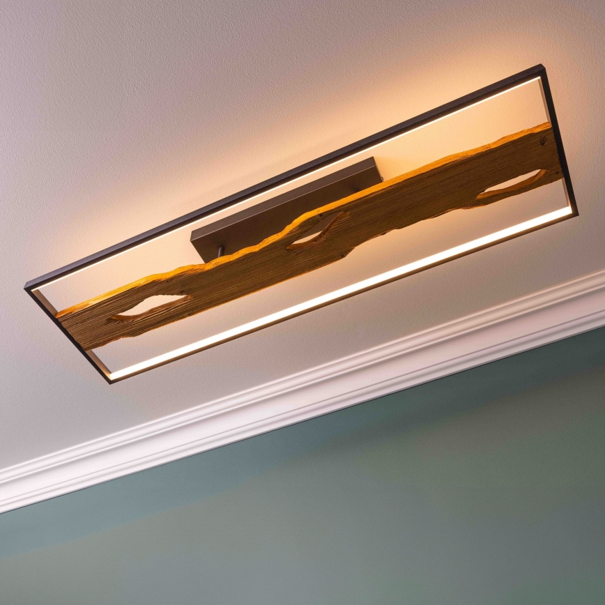Brilliant - LED Dimmable ceiling light CHAUMONT LED/48W/230V rubber fig