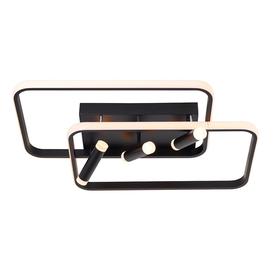 Brilliant - LED Dimmable ceiling light DALIDA LED/54W/230V 3000-6500K 45,2x66 cm black + remote control