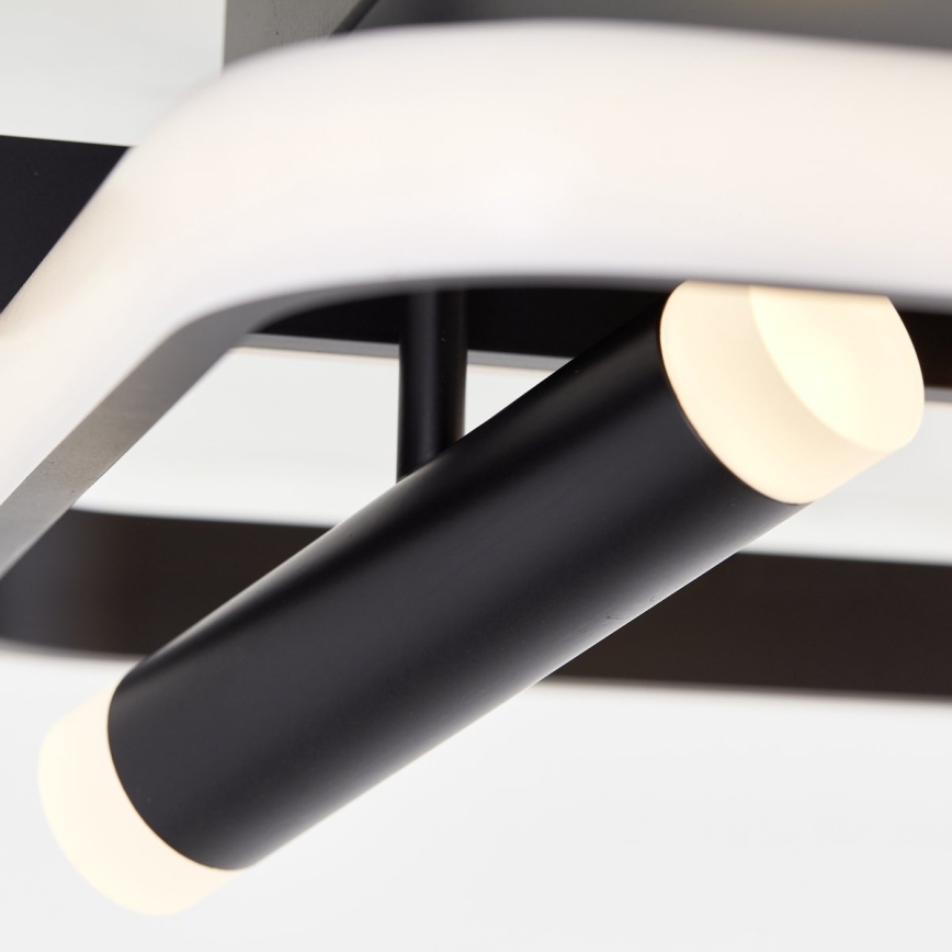 Brilliant - LED Dimmable ceiling light DALIDA LED/54W/230V 3000-6500K 45,2x66 cm black + remote control