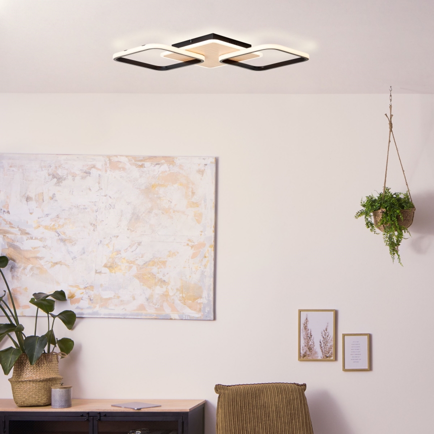 Brilliant - LED Dimmable ceiling light DENNET LED/40W/230V 3000K 62x62 cm