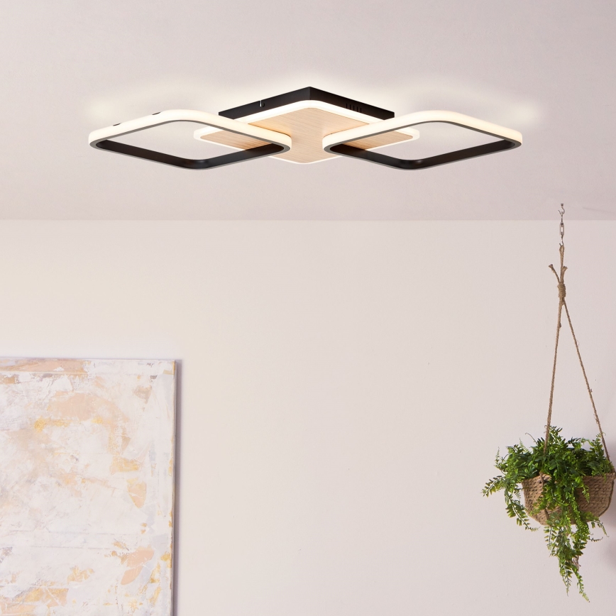 Brilliant - LED Dimmable ceiling light DENNET LED/40W/230V 3000K 62x62 cm