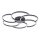 Brilliant - LED Dimmable ceiling light FICO LED/32W/230V 3000-6500K d. 65 cm black + remote control