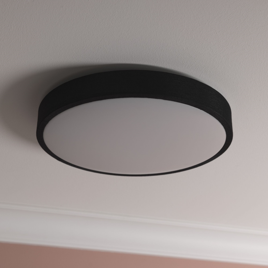 Brilliant - LED Dimmable ceiling light FILIZ LED/24W/230V d. 38,5 cm black