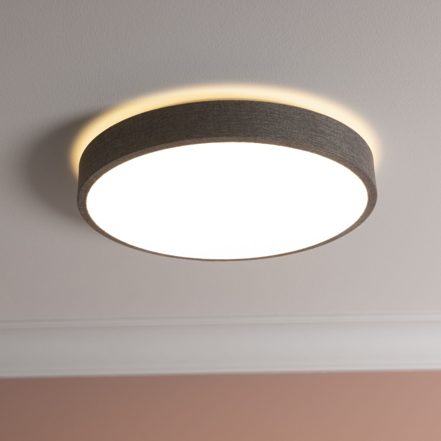 Brilliant - LED Dimmable ceiling light FILIZ LED/24W/230V d. 38,5 cm grey