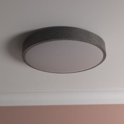 Brilliant - LED Dimmable ceiling light FILIZ LED/24W/230V d. 38,5 cm grey