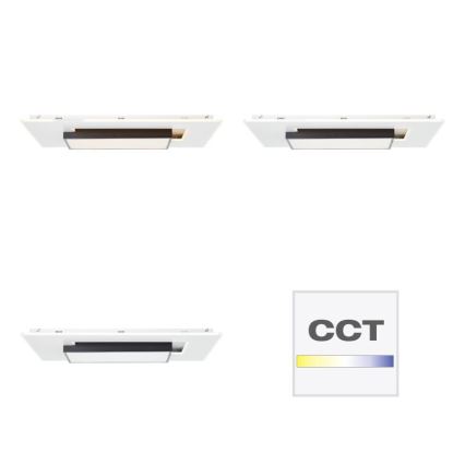 Brilliant - LED Dimmable ceiling light HUTSON LED/60W/230V 3000-7100K 50x80 cm white + remote control