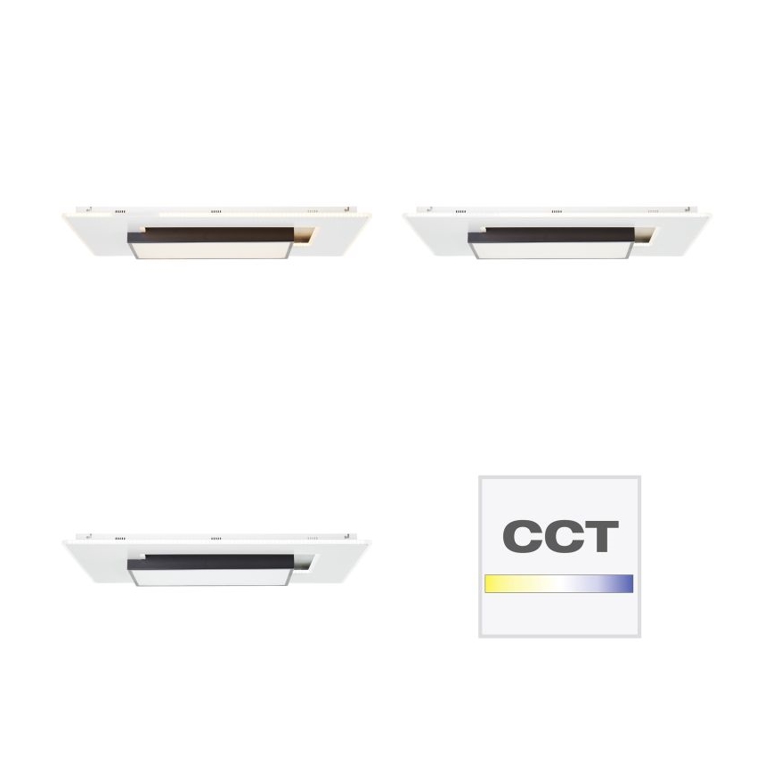 Brilliant - LED Dimmable ceiling light HUTSON LED/60W/230V 3000-7100K 50x80 cm white + remote control