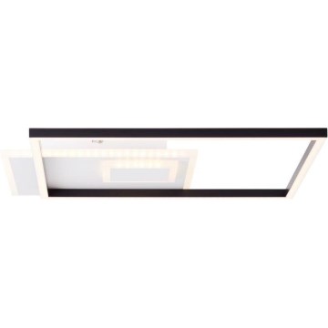 Brilliant - LED Dimmable ceiling light IORGO LED/40W/230V 3000K 43,5x43,5 cm white/black