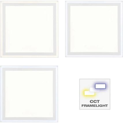 Brilliant - LED Dimmable ceiling light LAURICE LED/24W/230V 2700-6500K + remote control
