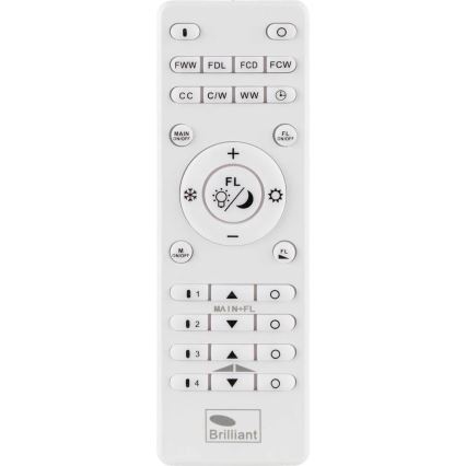 Brilliant - LED Dimmable ceiling light LAURICE LED/24W/230V 2700-6500K + remote control