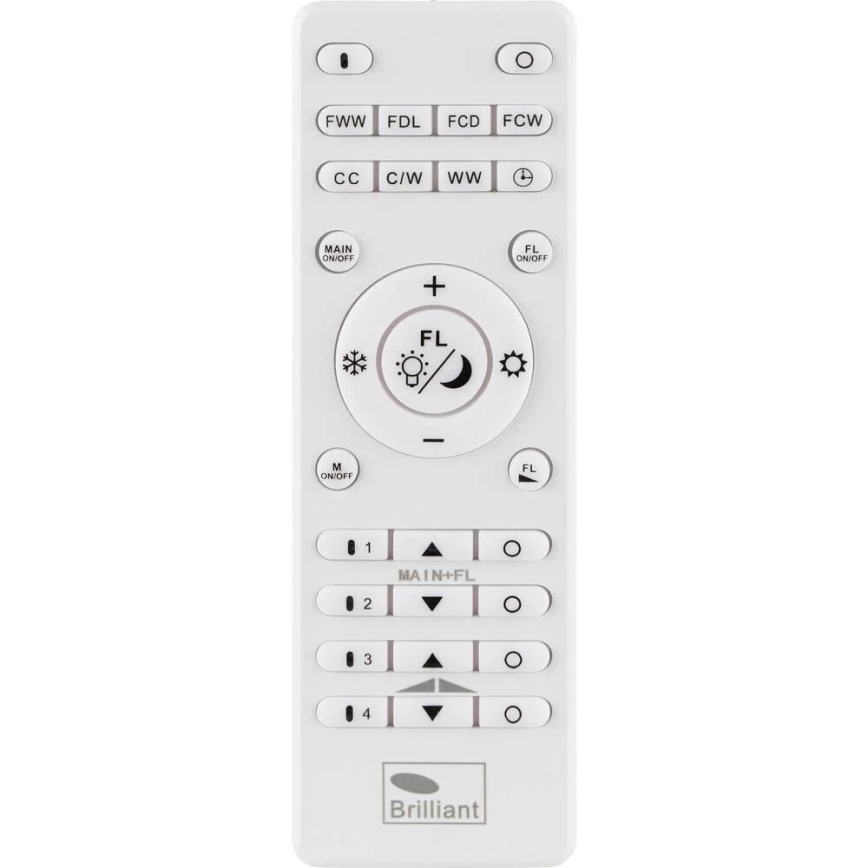 Brilliant - LED Dimmable ceiling light LAURICE LED/24W/230V 2700-6500K + remote control