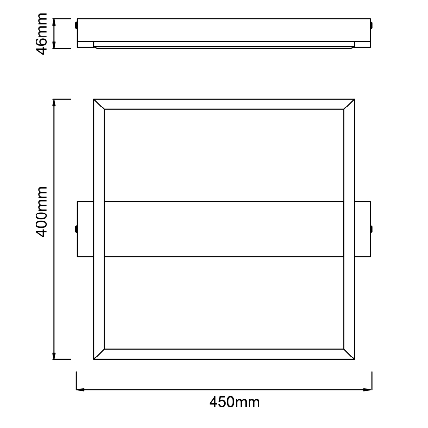 Brilliant - LED Dimmable ceiling light LONEOS LED/24W/230V 3000K 45x40 cm - FSC certified