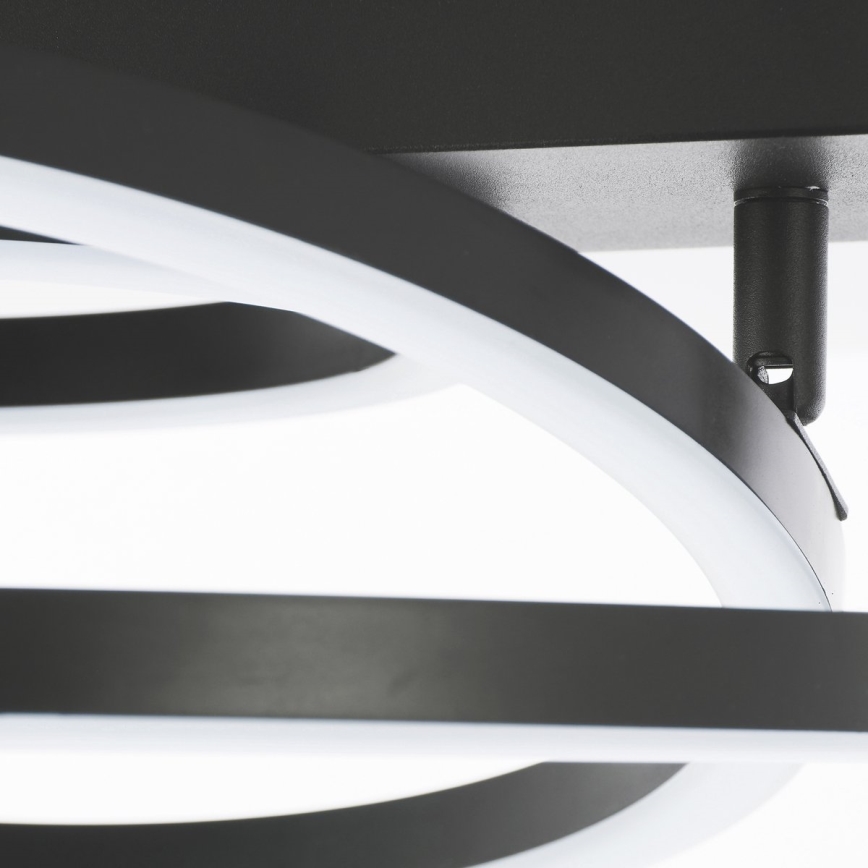 Brilliant - LED Dimmable Ceiling Light PEDLEY LED/36W/230V Black