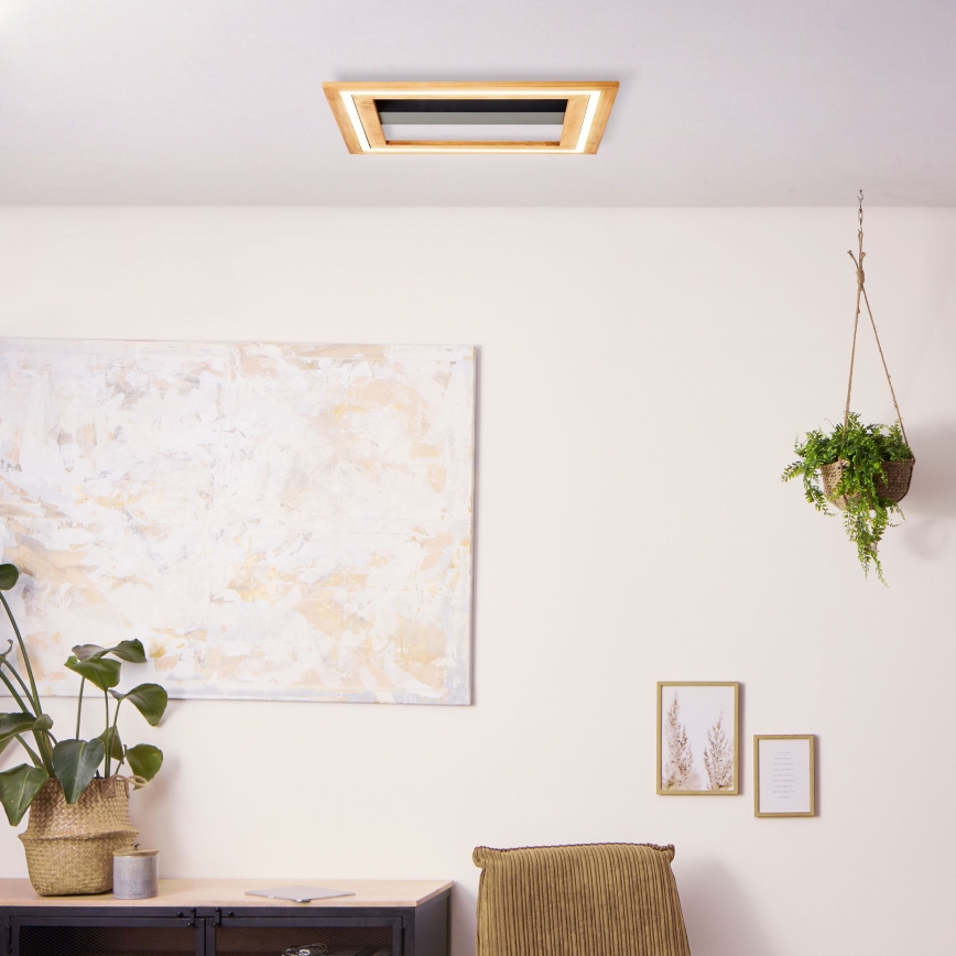 Brilliant - LED Dimmable ceiling light RHEA LED/24W/230V 3000K 45x45 cm - FSC certified