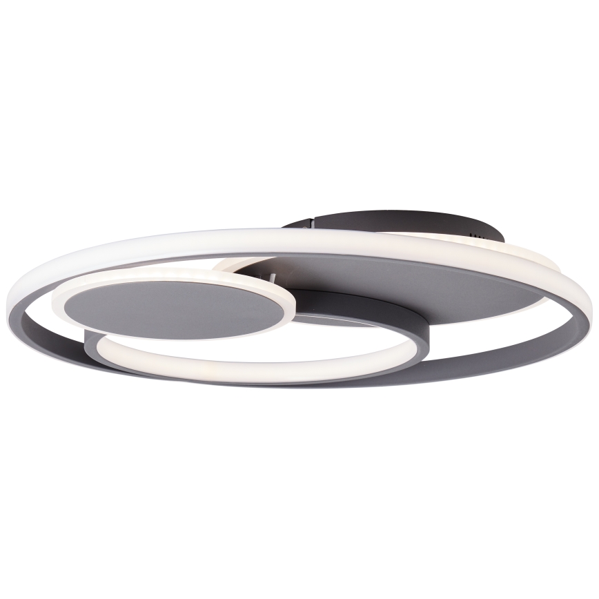 Brilliant - LED Dimmable ceiling light RUNDA LED/50W/230V 3000-6500K black + remote control
