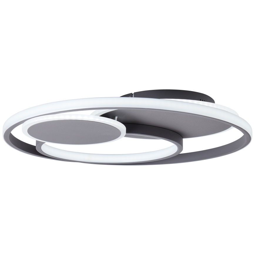 Brilliant - LED Dimmable ceiling light RUNDA LED/50W/230V 3000-6500K black + remote control