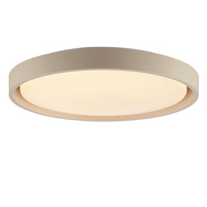 Brilliant - Dimmable LED Ceiling Light SANOZ LED/24W/230V 3000-6500K Ø 41 cm Beige + Remote Control