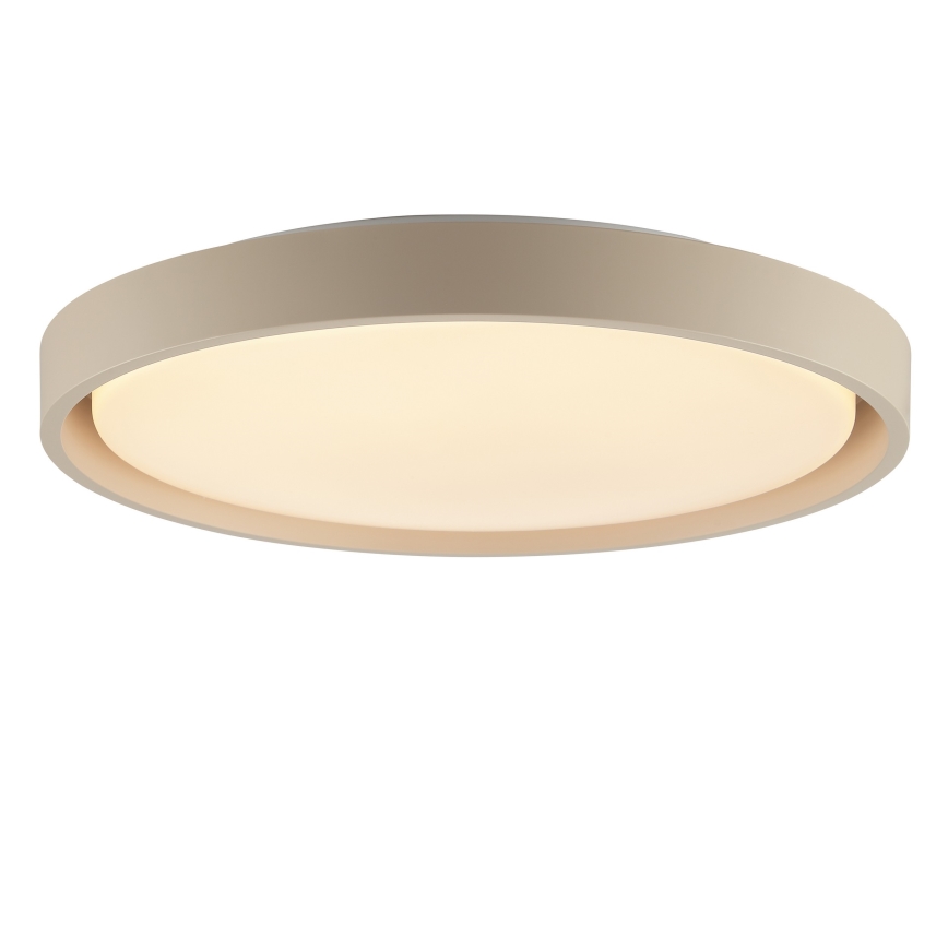 Brilliant - Dimmable LED Ceiling Light SANOZ LED/24W/230V 3000-6500K Ø 41 cm Beige + Remote Control