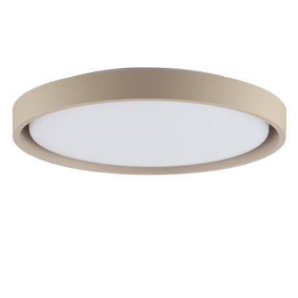 Brilliant - Dimmable LED Ceiling Light SANOZ LED/24W/230V 3000-6500K Ø 41 cm Beige + Remote Control