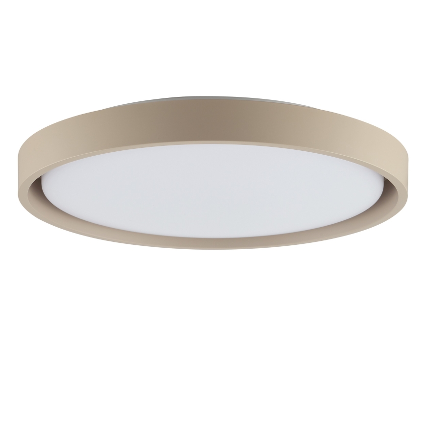 Brilliant - Dimmable LED Ceiling Light SANOZ LED/24W/230V 3000-6500K Ø 41 cm Beige + Remote Control