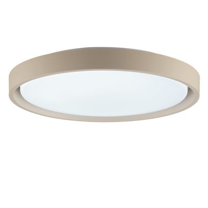 Brilliant - Dimmable LED Ceiling Light SANOZ LED/24W/230V 3000-6500K Ø 41 cm Beige + Remote Control