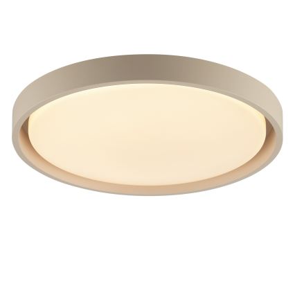 Brilliant - Dimmable LED Ceiling Light SANOZ LED/24W/230V 3000-6500K Ø 41 cm Beige + Remote Control